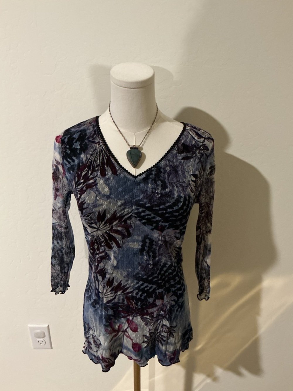 Style & Co Petite blue top